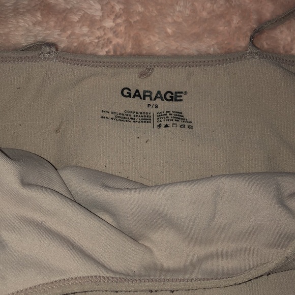 Garage clothing cropped  spaghetti strapped cropped tank top - Picture 3 of 3